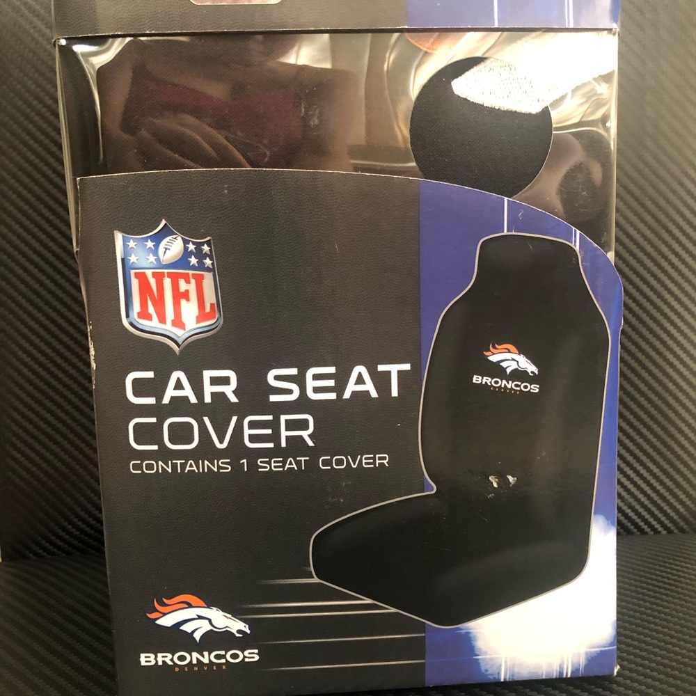 Broncos Car Seat Cover only 1 
Brand New